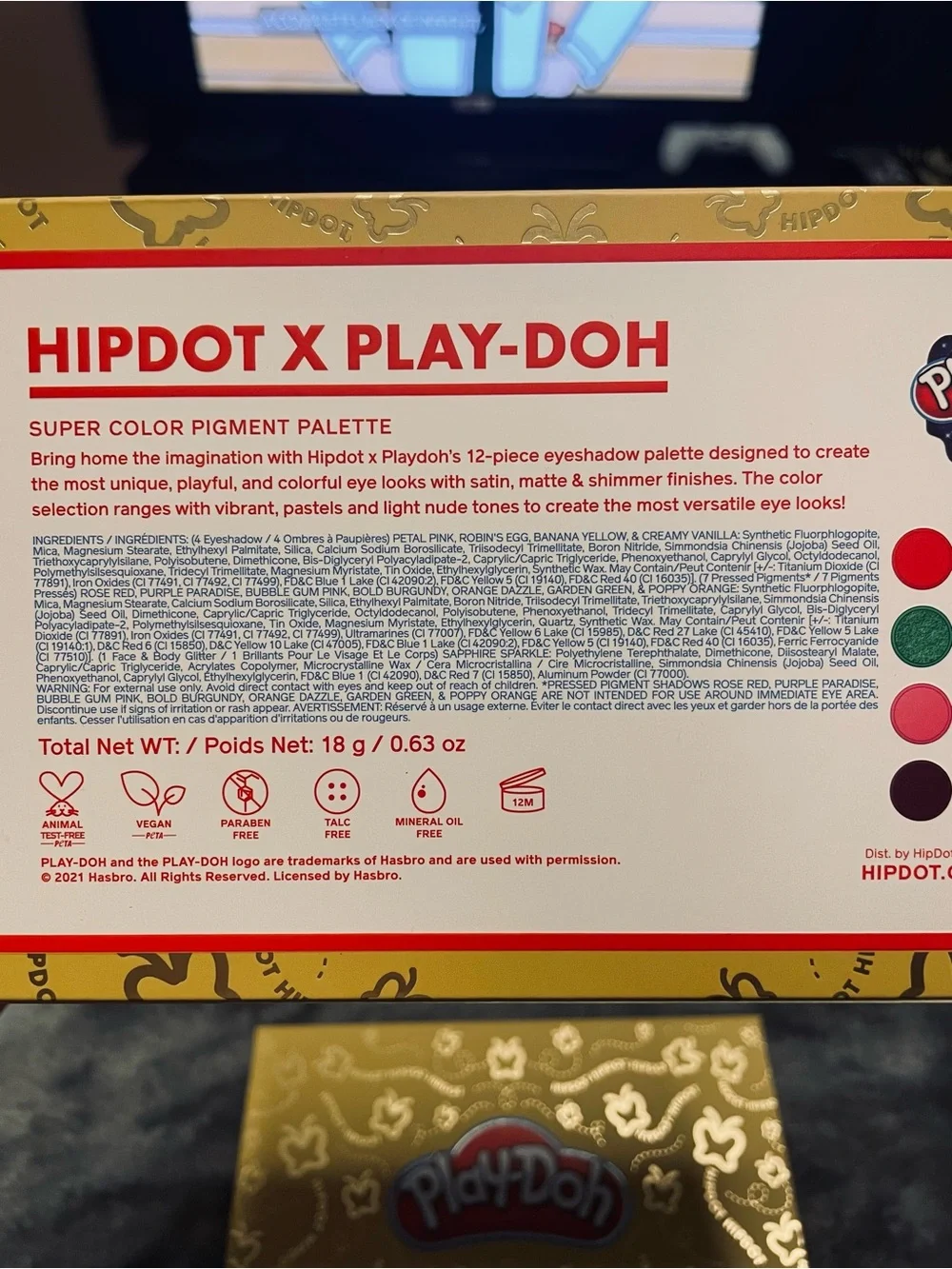 PLAY-DOH/Hipdot Playful Eyeshadow Palette